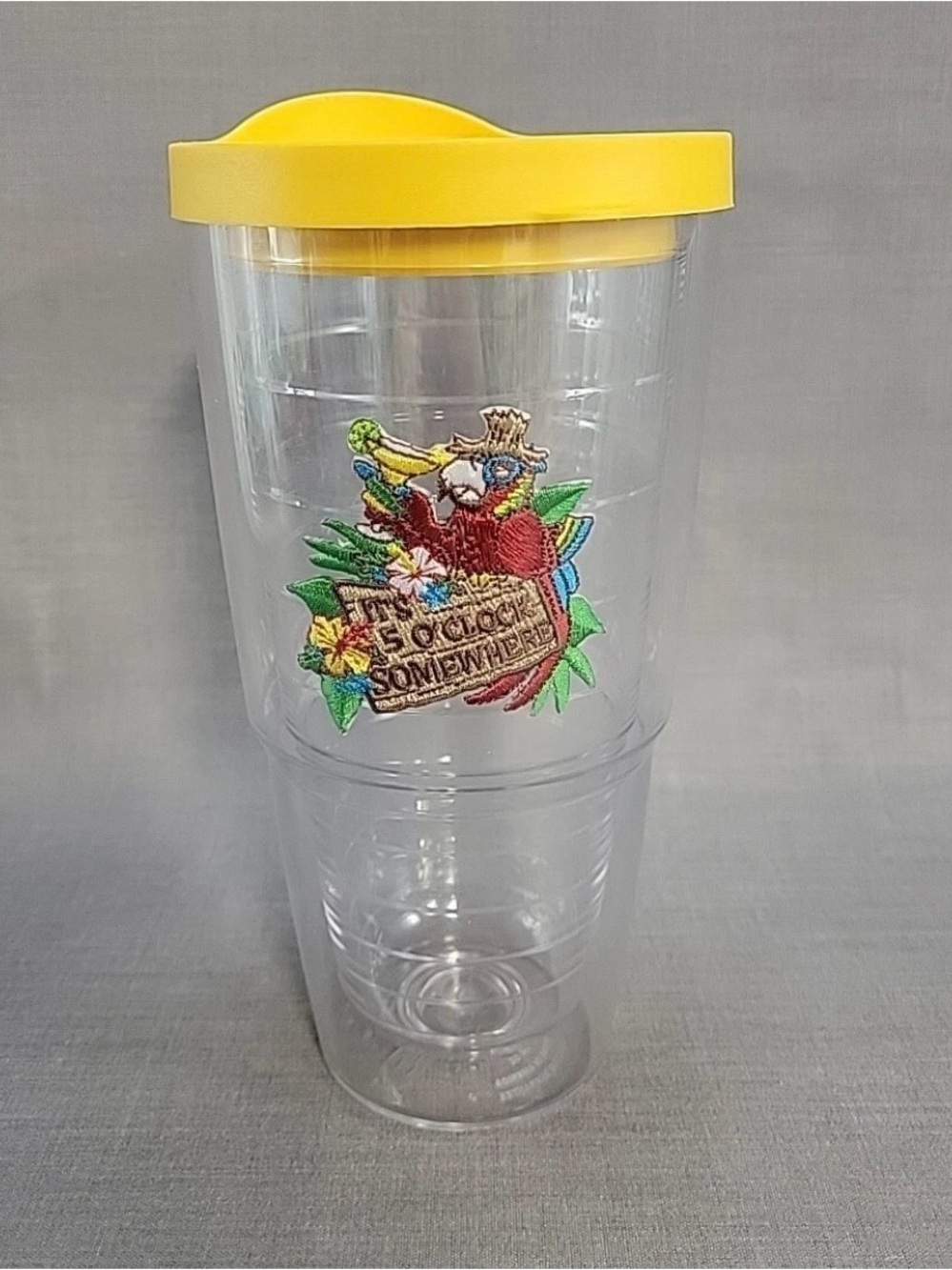 Jimmy Buffet Margaritaville Tervis Wine Glass Tumbler Pool Ready Summertime